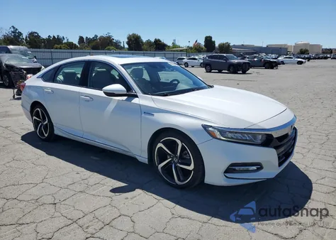 2020 Honda Accord Hybrid Exl from USA, damaged, VIN 1HGCV3F59LA010187